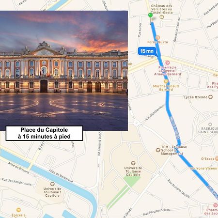 Le St Honore - Appartement Toulouse Centre Avec Chambre & Parking Eksteriør billede